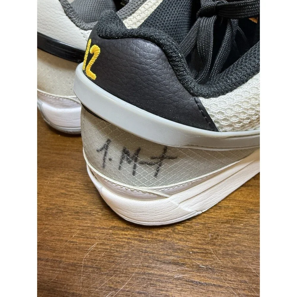 Nike Ja 1 Light Smoke Grey Sneaker White Gray Black Yellow DR8785-100 2023 8.5M - Picture 6 of 10